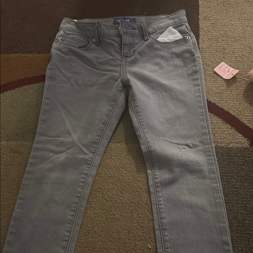 Old Navy Gray Straight Leg Jeans Modern Fit